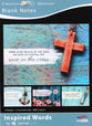 Boxed Cards: Blank Inside, Inspired Words Blues (Kjv)