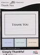 Boxed Cards: Thank You, Simply Thankful Classic (Kjv)
