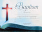 Certificate: Baptism Bible and Cross (Rev. 21:5 NIV)