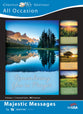 Boxed Cards: All Occasion - Majestic Messages NIVR (12 cards, 3 each of 4 designs)