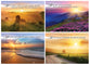 Boxed Cards: Sympathy - Sunsets in Glory NIVR (12 cards, 3 each of 4 designs)