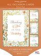 Boxed Cards All Occasion: Painted Petals, KJV (12 cards/envelops, 3 each of 4 designs)