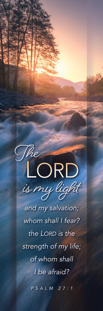 Bookmark (25 Pack): The Lord is My Light and My Salvation, Psalm 27:1