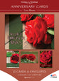 Boxed Cards Anniversary: Love Blooms, KJV (12 cards/envelops, 3 each of 4 designs)