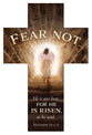 Bookmark Cross Shape- Easter (25 Pack): Fear not... (Matt 28:5–6, KJV)