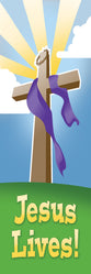 Bookmark - Kids (25 Pack): Easter: Jesus Lives! (Matt 28:6 KJV)