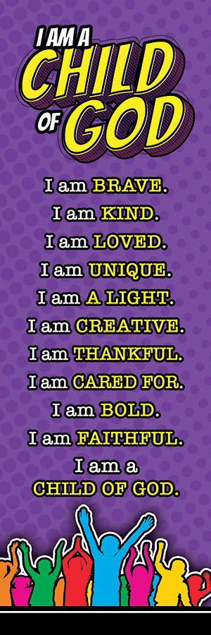 Bookmark - Kids (25 Pack): Kids Affirmations (John 1:12 NIV)
