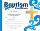 Certificate: Baptism Gold, Foil Embossed (Romans 6:4 (NIV)