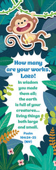 Bookmark, Kids (25 Pack): Many are Your Works Lord (Psalm 104:24–25 NIV)