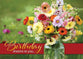 Boxed Cards Birthday: Floral Wishes (KJV, 12 cards/envelops, 3 each of 4 designs)
