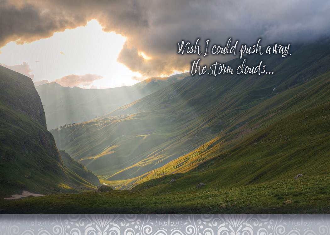 Boxed Cards Care: God is With You (KJV, 12 cards/envelops, 3 each of 4 designs)