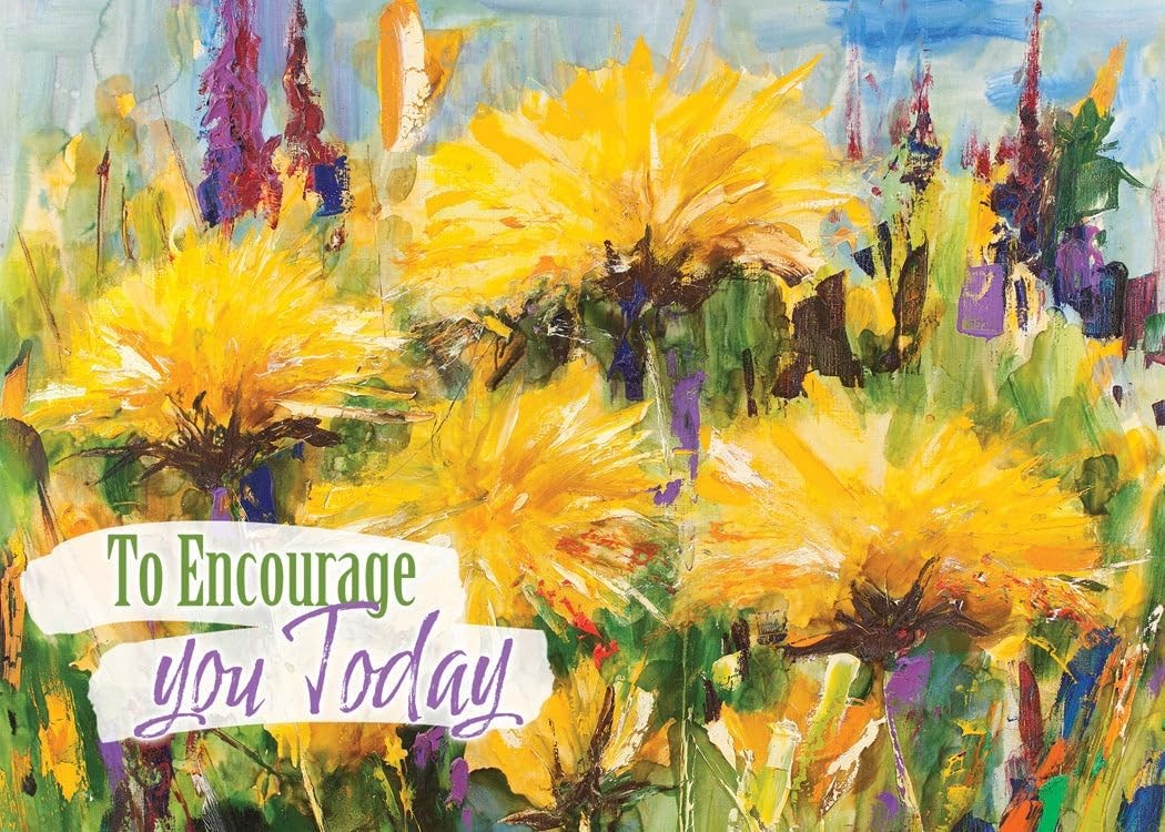 Boxed Cards Encouragement: Colorful Impressions (NIV, 12 cards/envelops, 3 each of 4 designs)