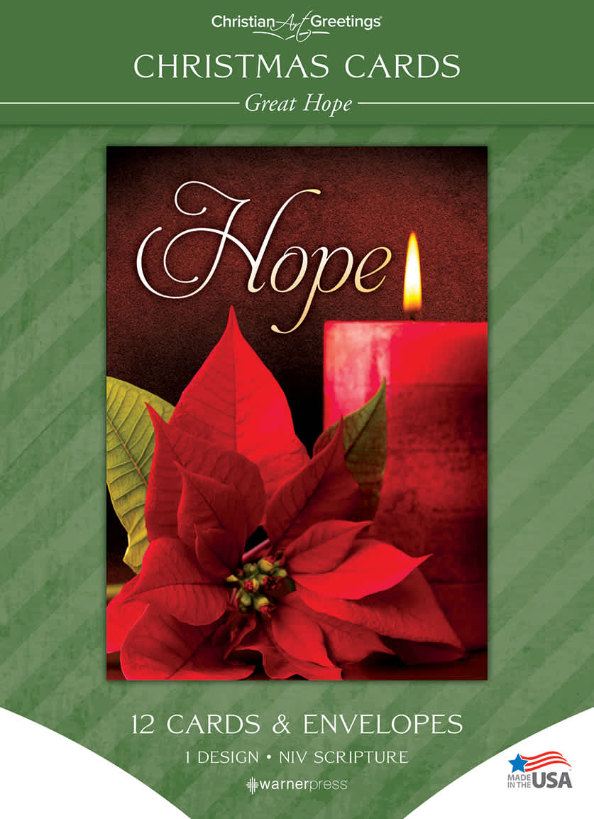 Boxed Cards Christmas: Great Hope (NIV, Rom 12:12, 12 cards/envelopes)