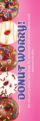 Bookmark (25 Pack): Donut Worry! (NIV, Matt 6:31–34)