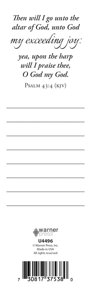 Bookmark (25 Pack): Send out the Light (KJV, Ps 43:3)