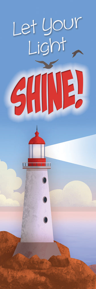 Bookmark, Kids (25 Pack): Let Your Light Shine!   (NIV, Matt 5:16)