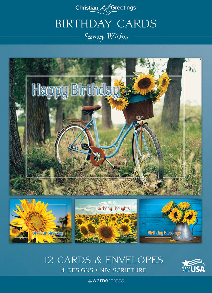 Boxed Cards: Birthday - Sunny Wishes  (NIV)