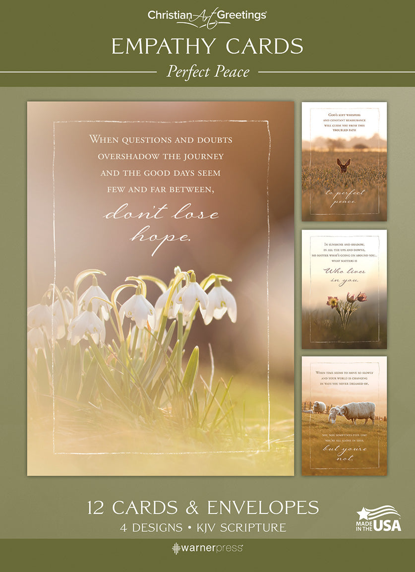 Boxed Cards: Empathy - Perfect Peace  (KJV)
