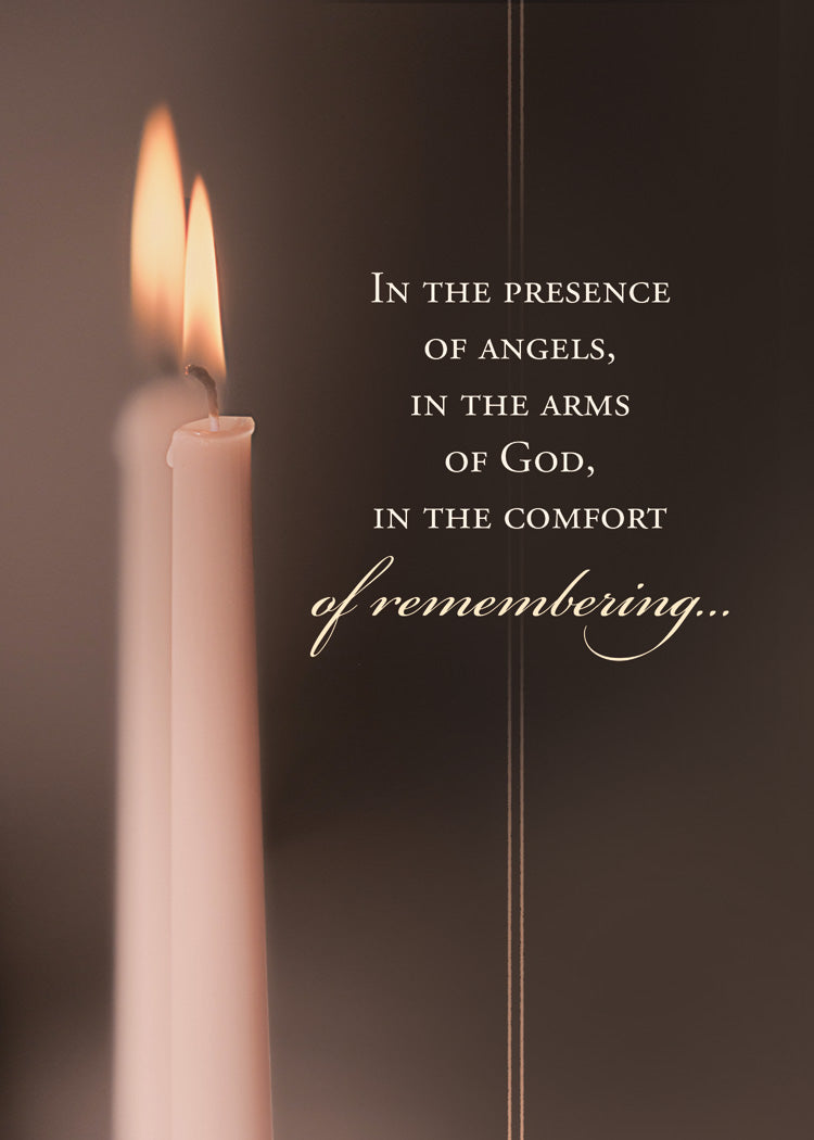 Boxed Cards: Sympathy - In God's Arms  (KJV)