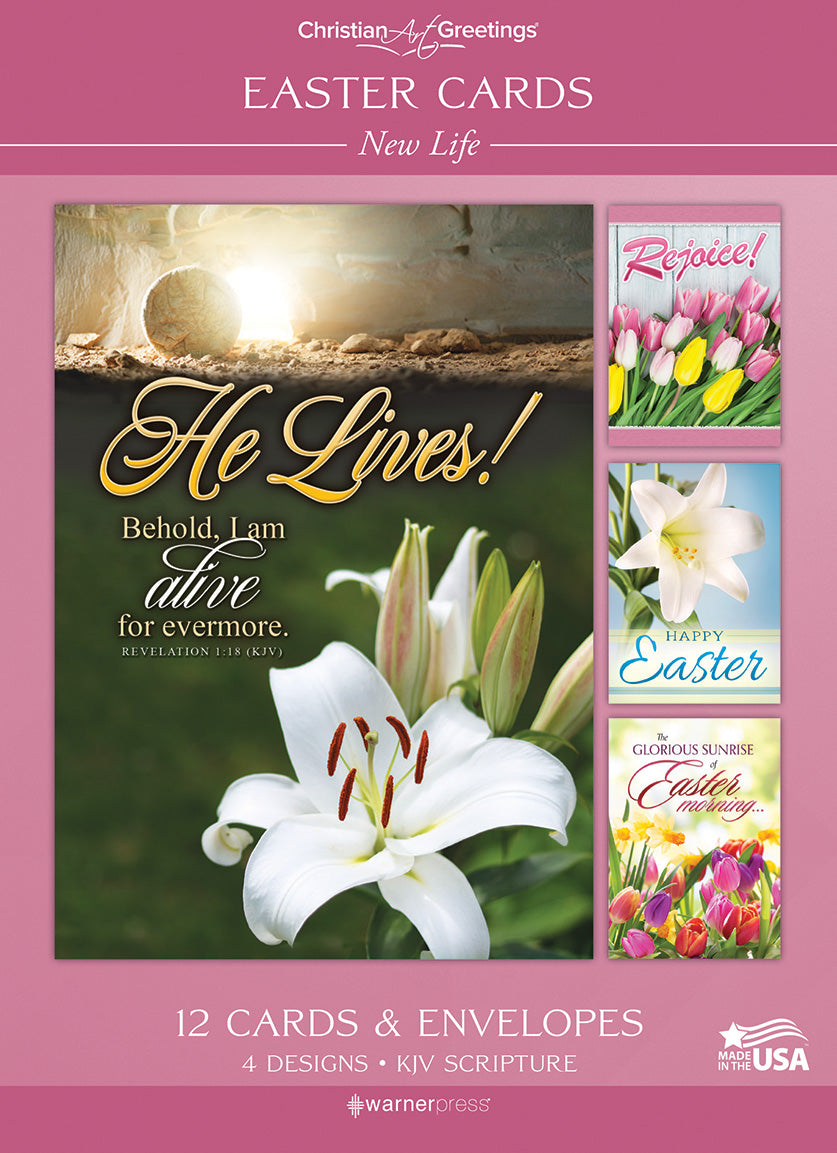 Boxed Cards: Easter - New Life  (KJV)