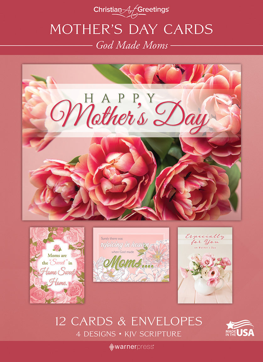 Boxed Cards: Mother's Day - God Made Moms  (KJV)