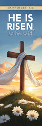 Bookmark (25 Pack): Kids - Easter - He is risen.(Matt 28:6 KJV)