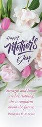 Bookmark (25 Pack): Mother's Day - Strength and Honor (Prov 31:25 CEB)