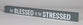 Skinny Plaque: Too Blessed to Be Stressed, Gray