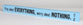 Skinny Plaque: Pray About Everything, Worry About Nothing, Blue