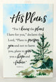 Woodland Grace Plaque: His Plans