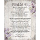 New Horizons Plaque, Mdf: Psalm 91, Natural Edge