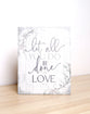 New Horizons Plaque, Mdf: Let All You Do Be Done in Love, 1 Cor. 16:14, Natural Edge