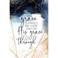 Heaven Sent Plaque: His Grace, Mdf With Black Vinyl Edge