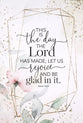 Heaven Sent Plaque: This is the Day, Psalm 118:24, Mdf With Black Vinyl Edge