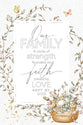 Plaque (MDF): Our Family