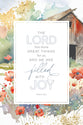 Plaque (MDF): The Lord has Done