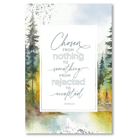 Plaque (MDF): Chosen from Nothing