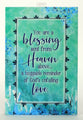 Whispers of the Heart Plaque: You Are a Blessing Sent From Heaven Above... Green
