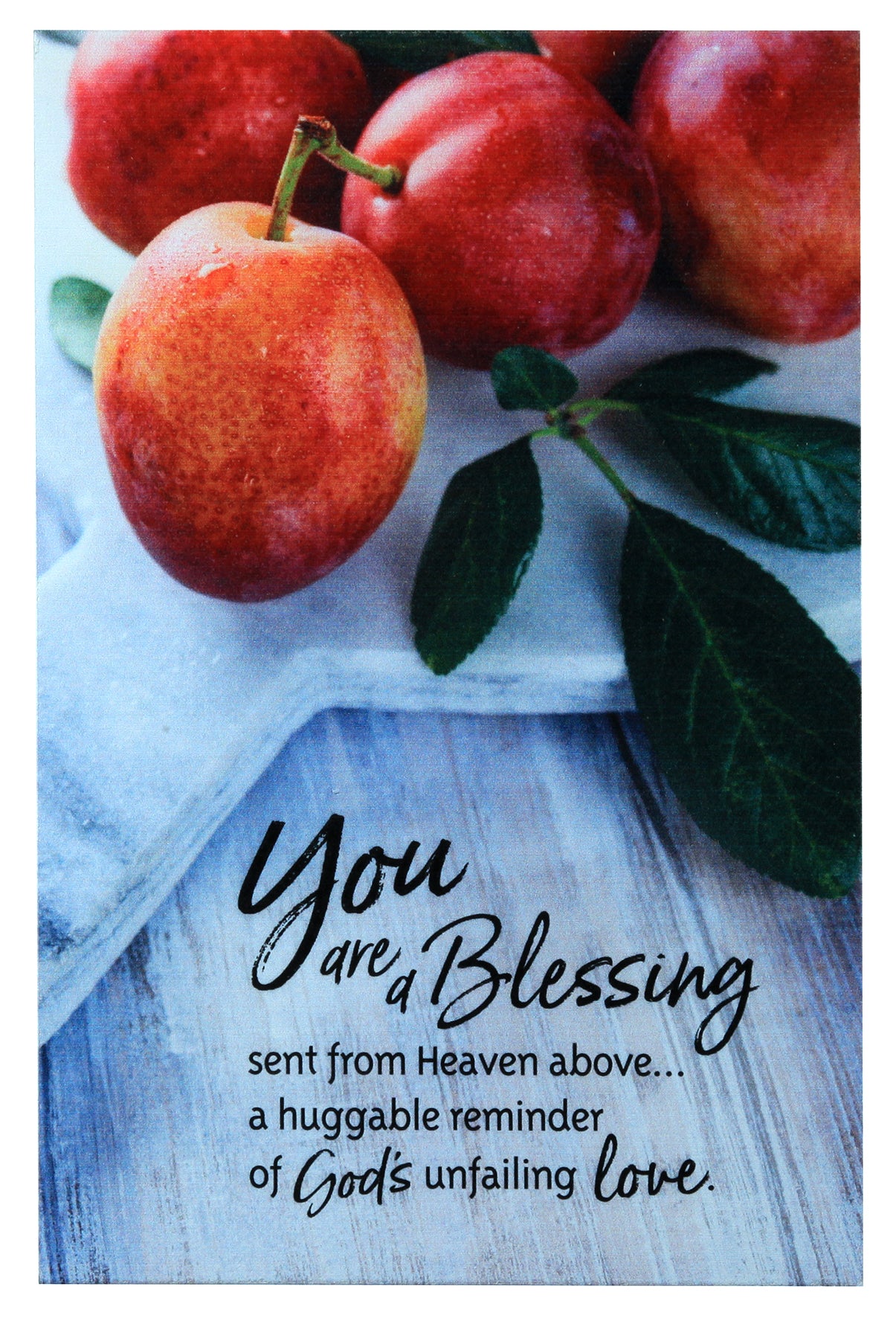 New Horizons Bright Plaque: You Are a Blessing Sent From Heaven Above... Fruit Peaches