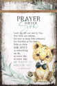 Timeless Twine Accented Plaque: Prayer For Our Son, Baby Cartoon Leopard, Mdf With Natural Edge