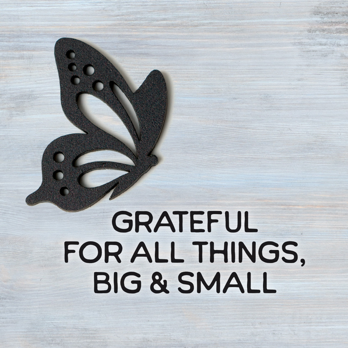 Magnet (Wood): Grateful For All Things, Big & Sm