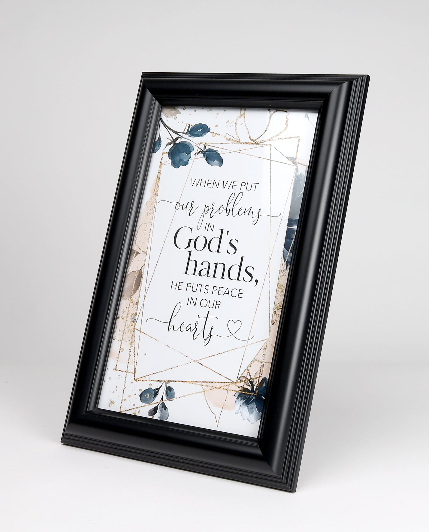 Heaven Sent Plaque: When We Put Our Problems in God's Hands...