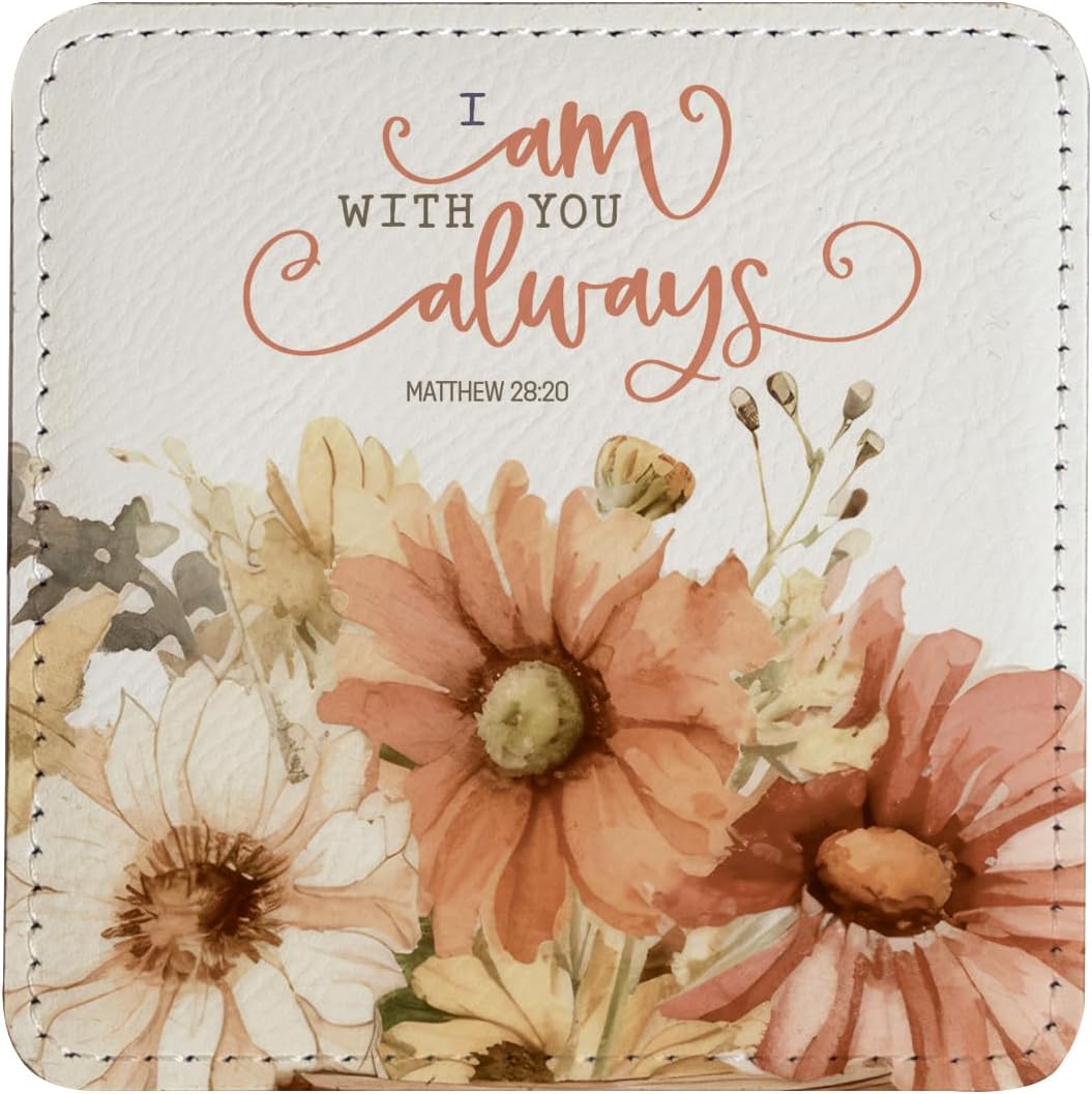 Coasters (Set of 6): I Am With you Always