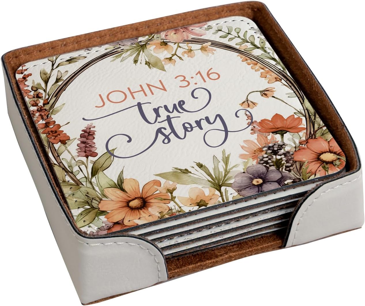 Coasters (Set of 6): John 3:16