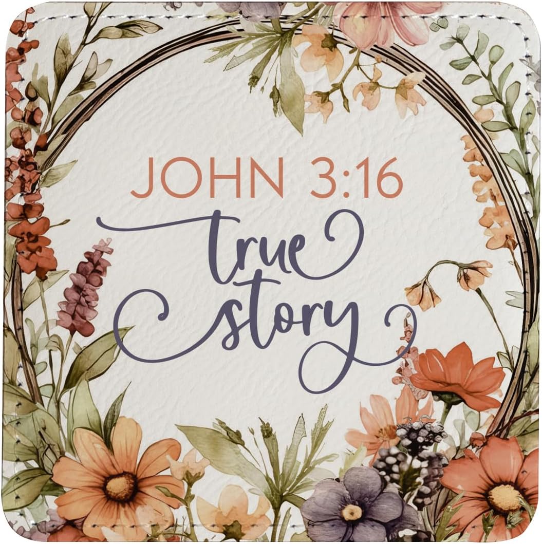 Coasters (Set of 6): John 3:16