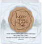 Meadowwood Plaque: Hope and a Future, Laser Engraved Wood Mounted on Mdf With Silver Edge