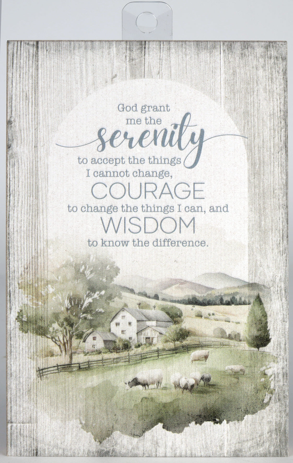 Plaque (MDF): God Grant Me the Serenity- Mini Blessings