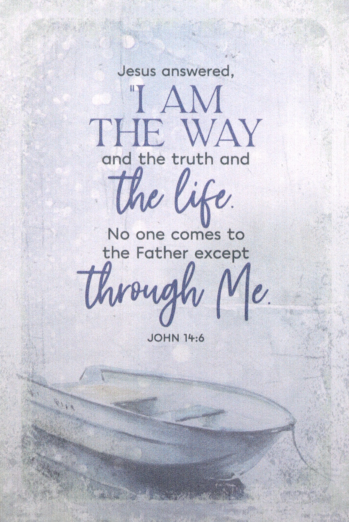 Joyful Living Plaque: I Am the Way, John 14:6, Mdf With Natural Edge