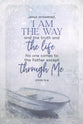 Joyful Living Plaque: I Am the Way, John 14:6, Mdf With Natural Edge