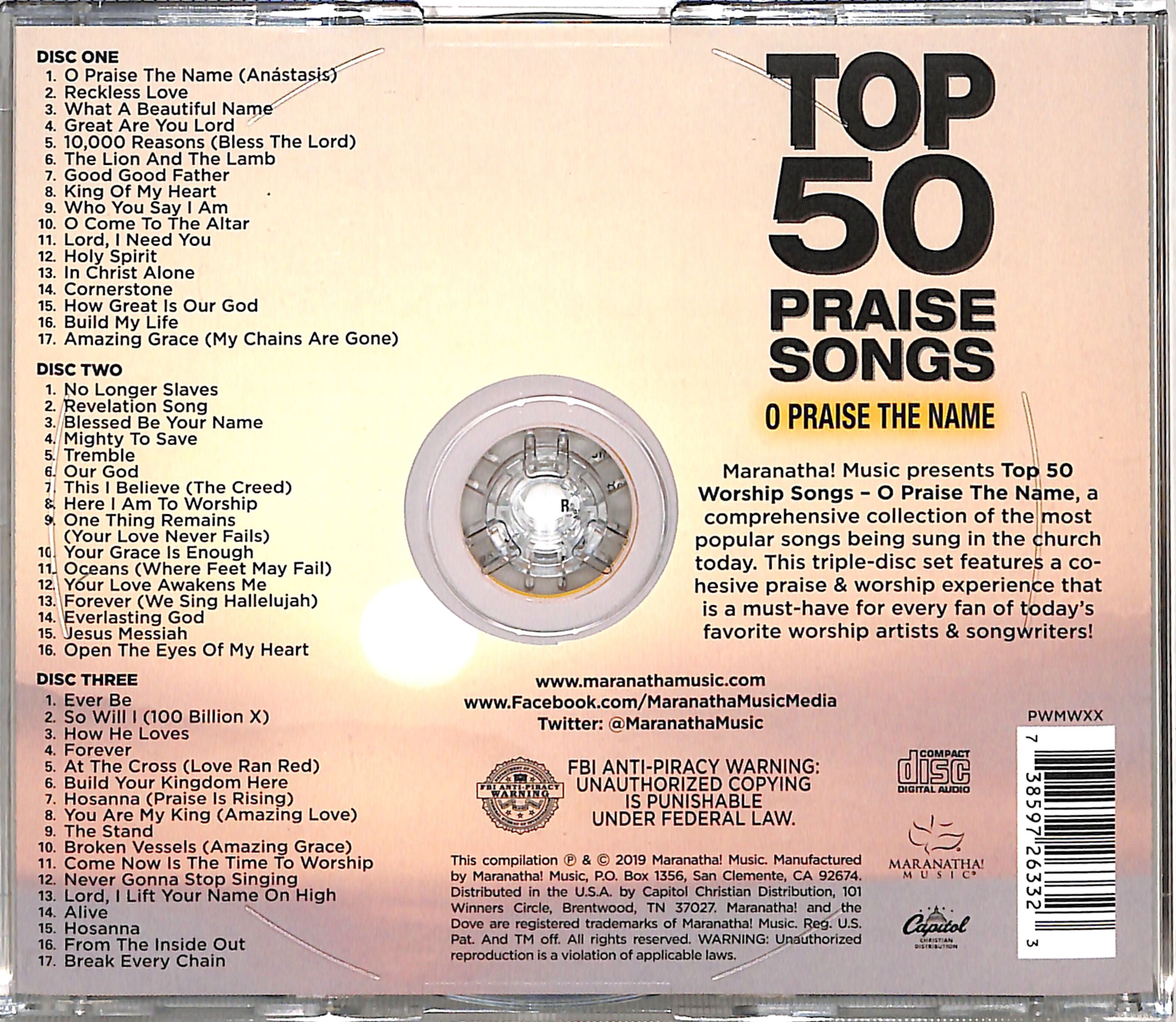 Top 50 Praise Songs: O Praise the Name